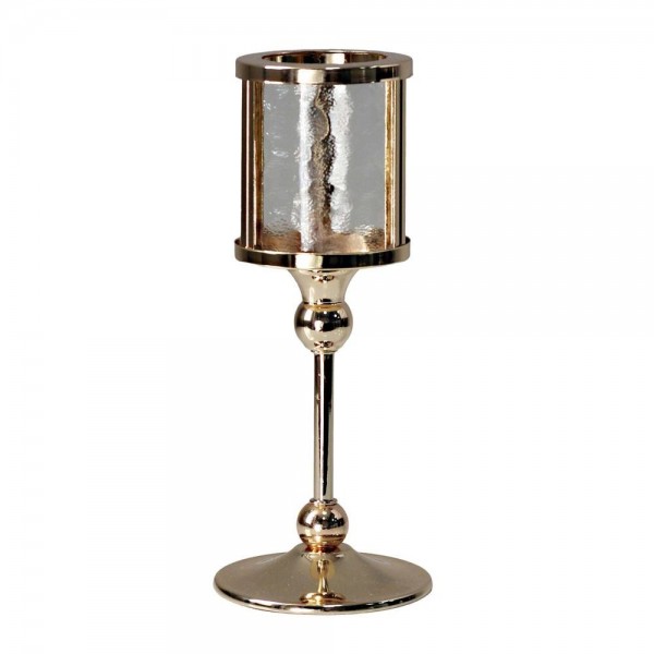 Candelabro Pie Golden Glass I
