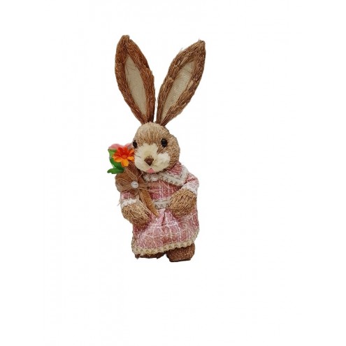 Conejo Pascua Ramo de Flores