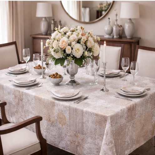 Mantel Rectangular Rosas 2
