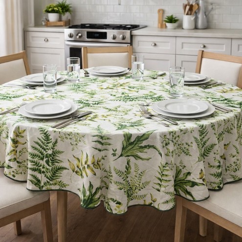 Mantel Redondo Botánica 2