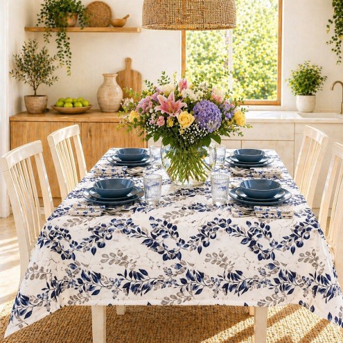 Mantel Rectangular Blue II